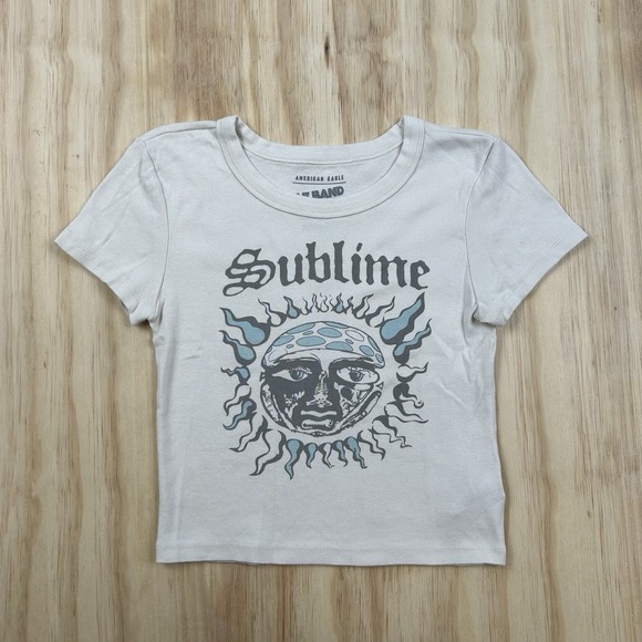 American Eagle By Payless Tops - American Eagle Sublime Sun Graphic M Cropped T Shirt 90s Grunge Indie Sleaze